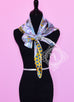 Hermes Purple Jaune Twill Silk 90 cm Les Ailes de la Soie Scarf