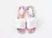 Hermes Womens White Oran Sandal Slipper 37.5 Shoes