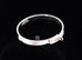 Hermes White Gold Diamond Kelly Bracelet SH