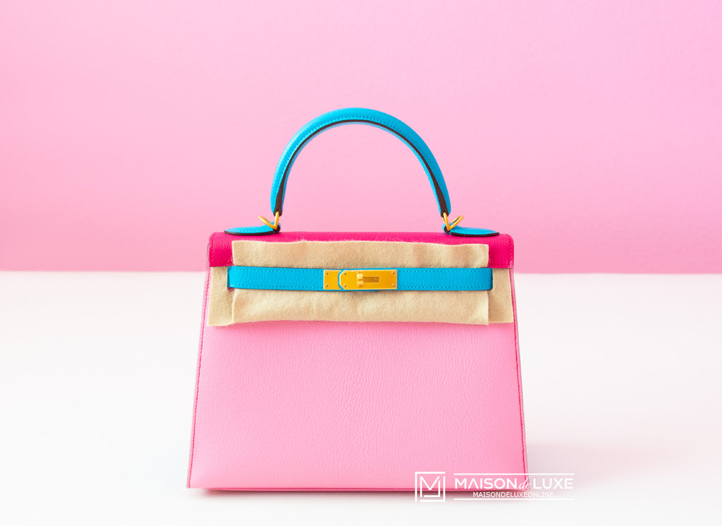 Hermes Kelly 28 Pink 5P Togo Leather GHW