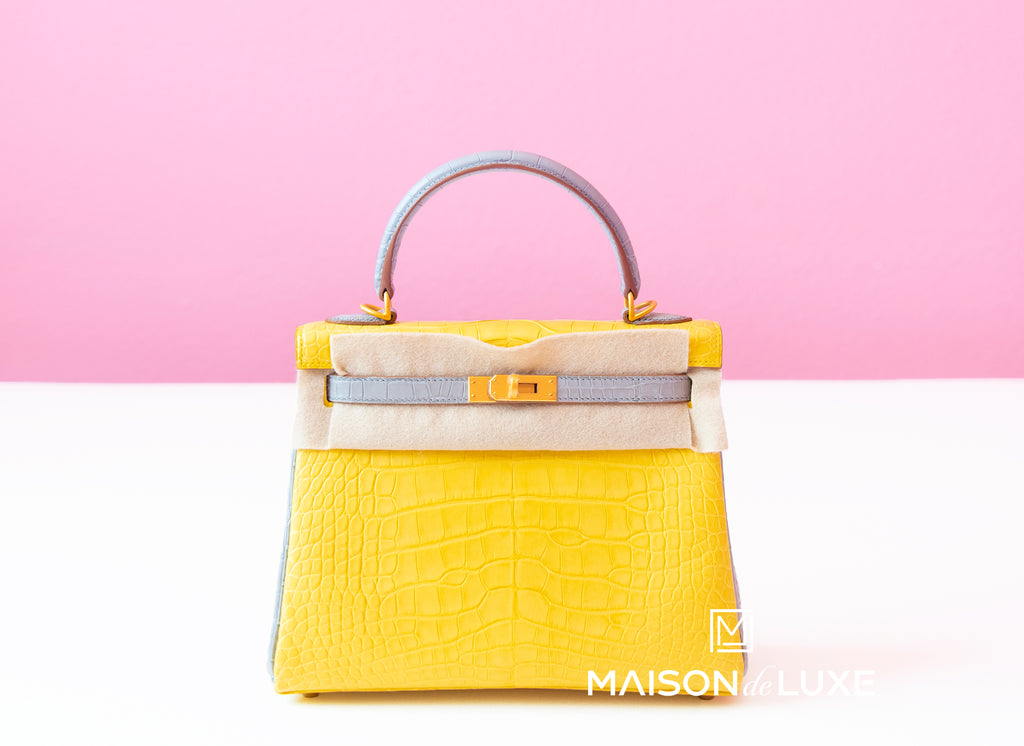 Hermes Jaune d'Or Rodeo Bag Charm GM - MAISON de LUXE