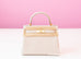 Hermes Craie Off White GHW Togo Kelly 28 Handbag