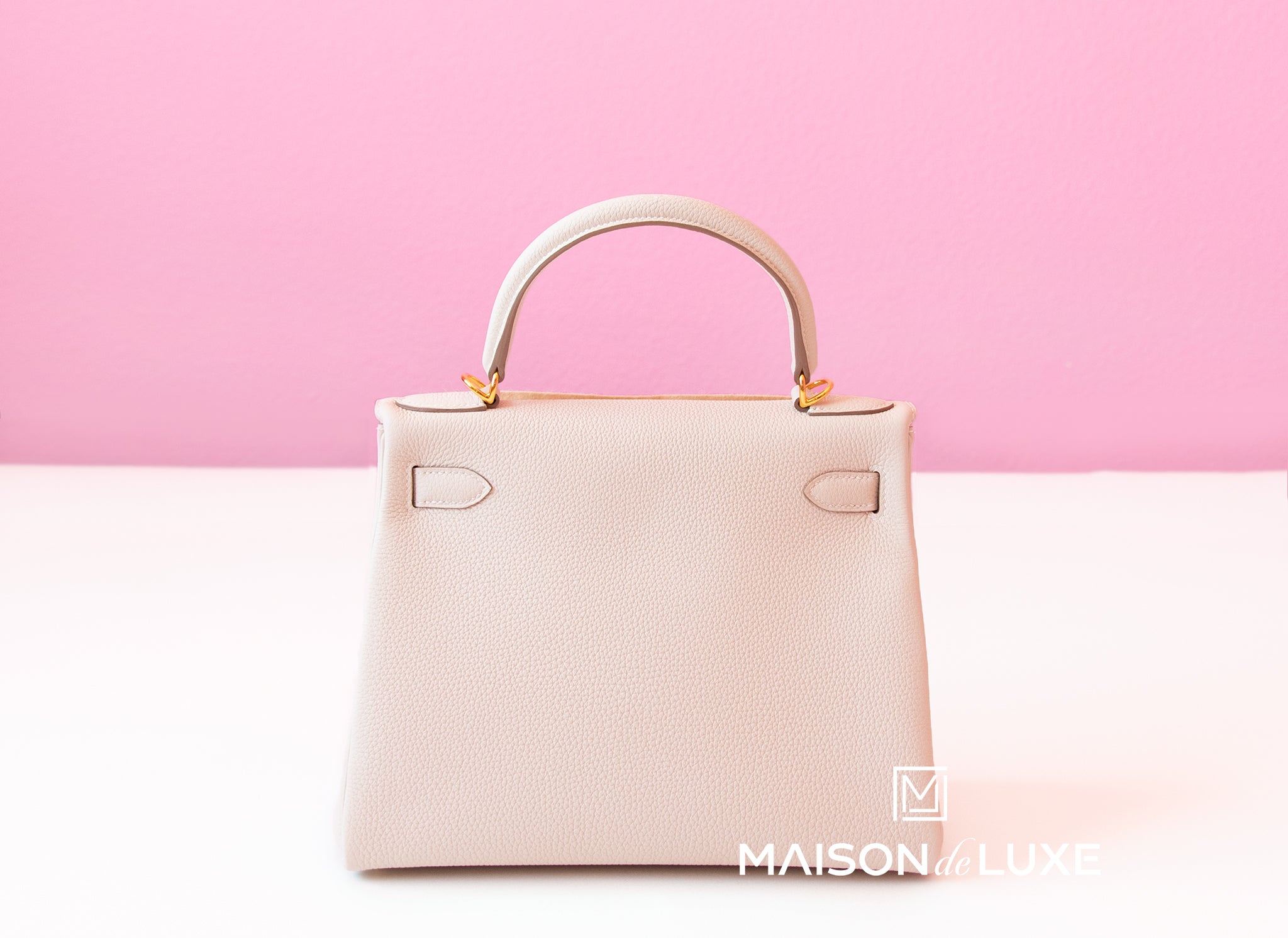 Hermes Kelly Retourne 28 Craie Togo Gold Hardware – Madison Avenue Couture