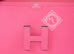 Hermes Rose Azalee Jigé Elan 29 Clutch