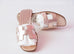 Hermes Womens Gold Oran Sandal Slipper 37 Shoes
