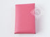 Hermes Rose Azalee Pink Epsom Calvi Card Case Holder