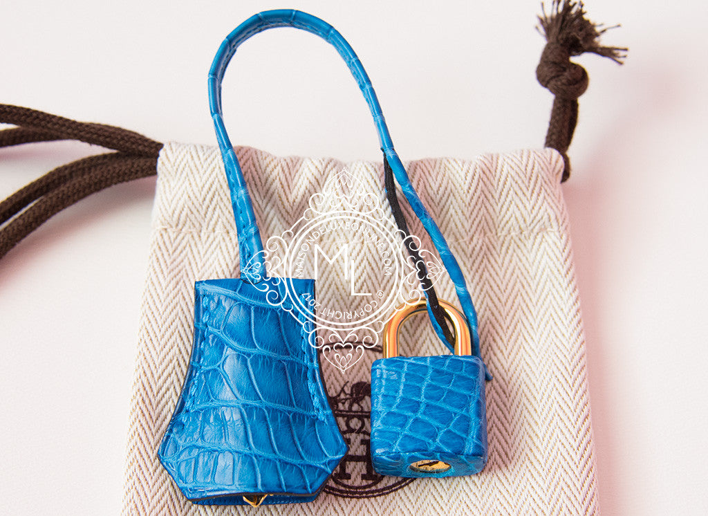 Hermès Birkin 25cm Bag Blue Mykonos Exotic Lizard Palladium