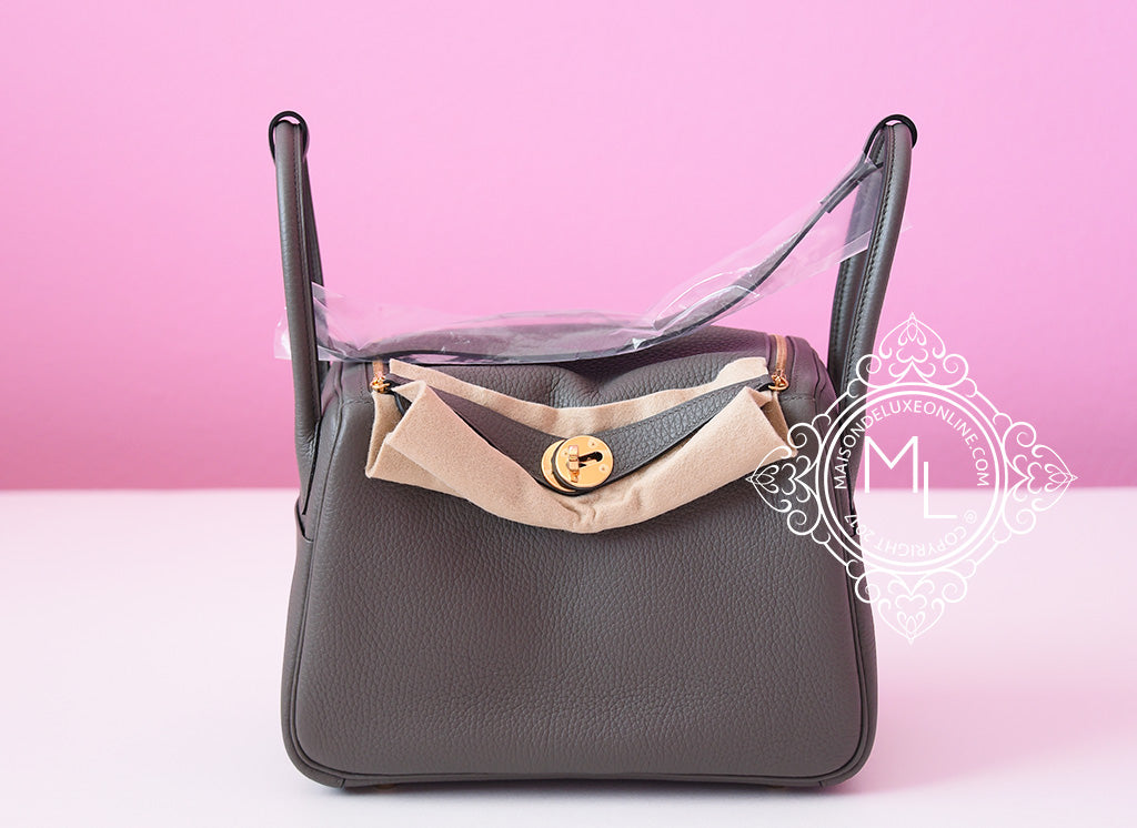 Hermes Etain Clemence Lindy 26 Handbag