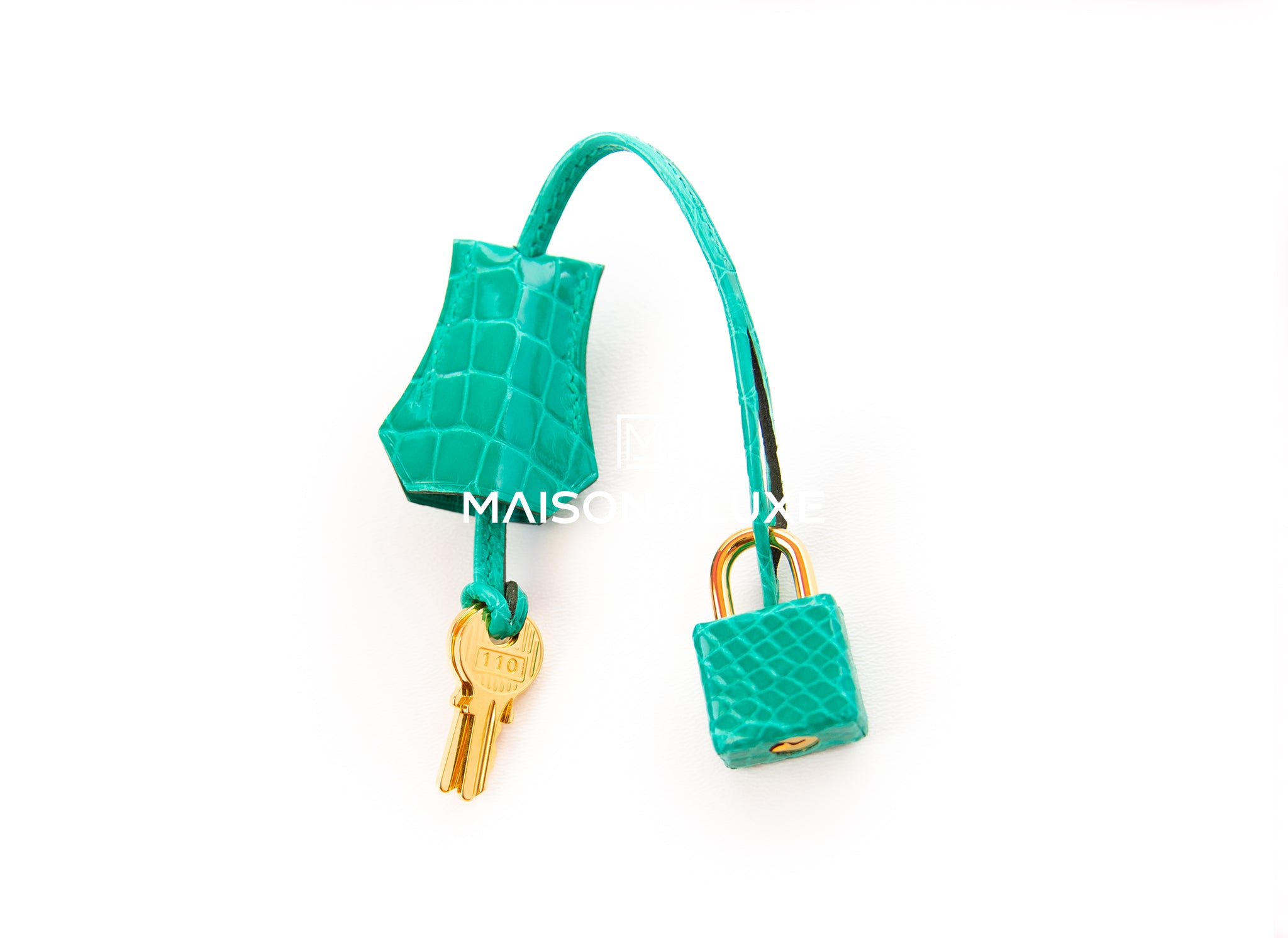 Hermes Kelly Sellier 20 Vert Jade Shiny Alligator Gold Hardware