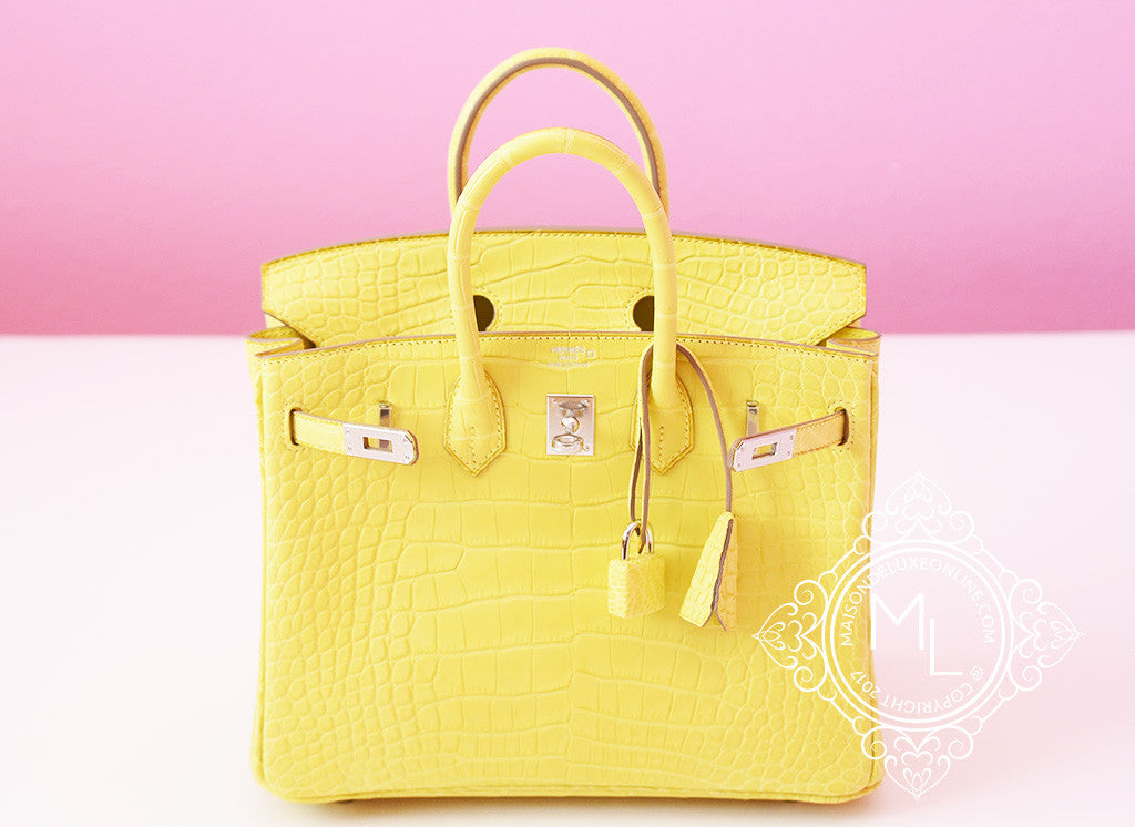 Hermes Birkin 25 Bag ck67 Vert Fonce Shining Niloticus Croc GHW