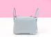 Hermes Lindy 26 Blue Pale Clemence - back