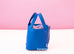 Hermes Blue Zellige Picotin Lock 18 PM Handbag