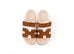 Hermes Men's Brun Fume Shearling Chypre Sandal 42