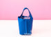 Hermes Blue Zellige Picotin Lock 18 PM Handbag