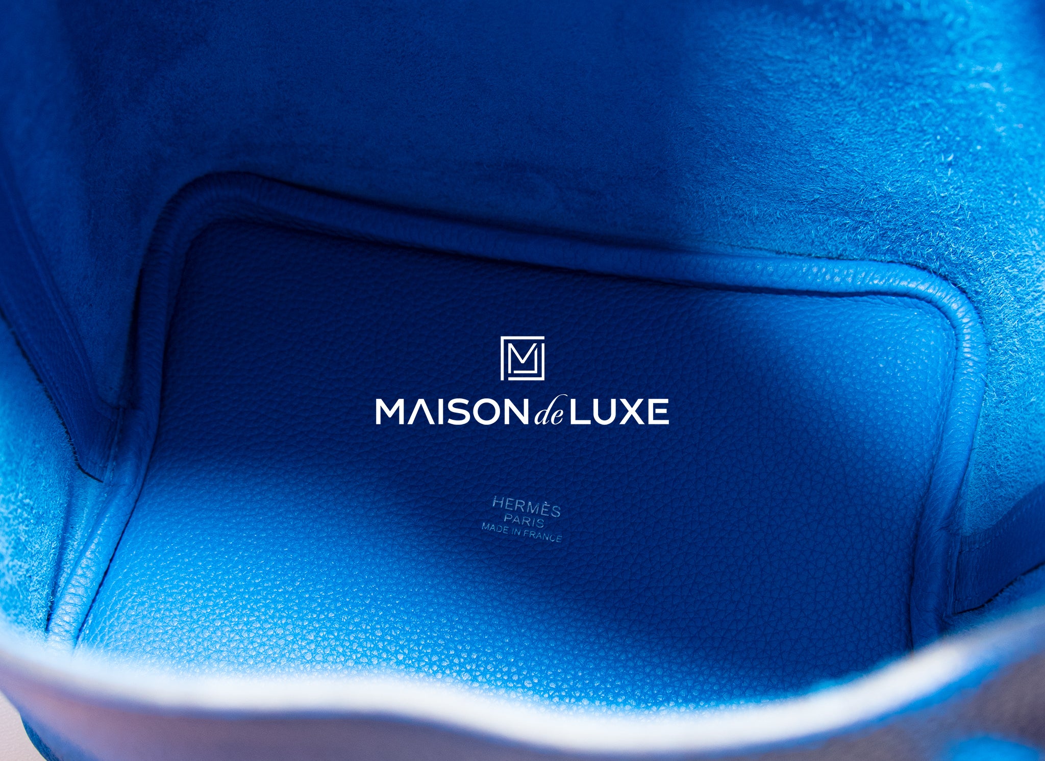 Hermes Blue Zellige Picotin Lock 18 PM Handbag - MAISON de LUXE