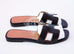 Hermes Womens Black Oran Sandal Slipper 36 Shoes