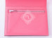 Hermes Rose Lipstick Pink Compact Bearn Wallet Clutch