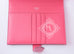 Hermes Rose Lipstick Pink Compact Bearn Wallet Clutch