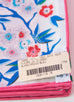 Hermes White Pink Twill Silk 90 cm Fleurs de Giverny Scarf