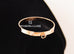 Hermes Rose Gold Diamond Collier de Chien CDC Bracelet SH