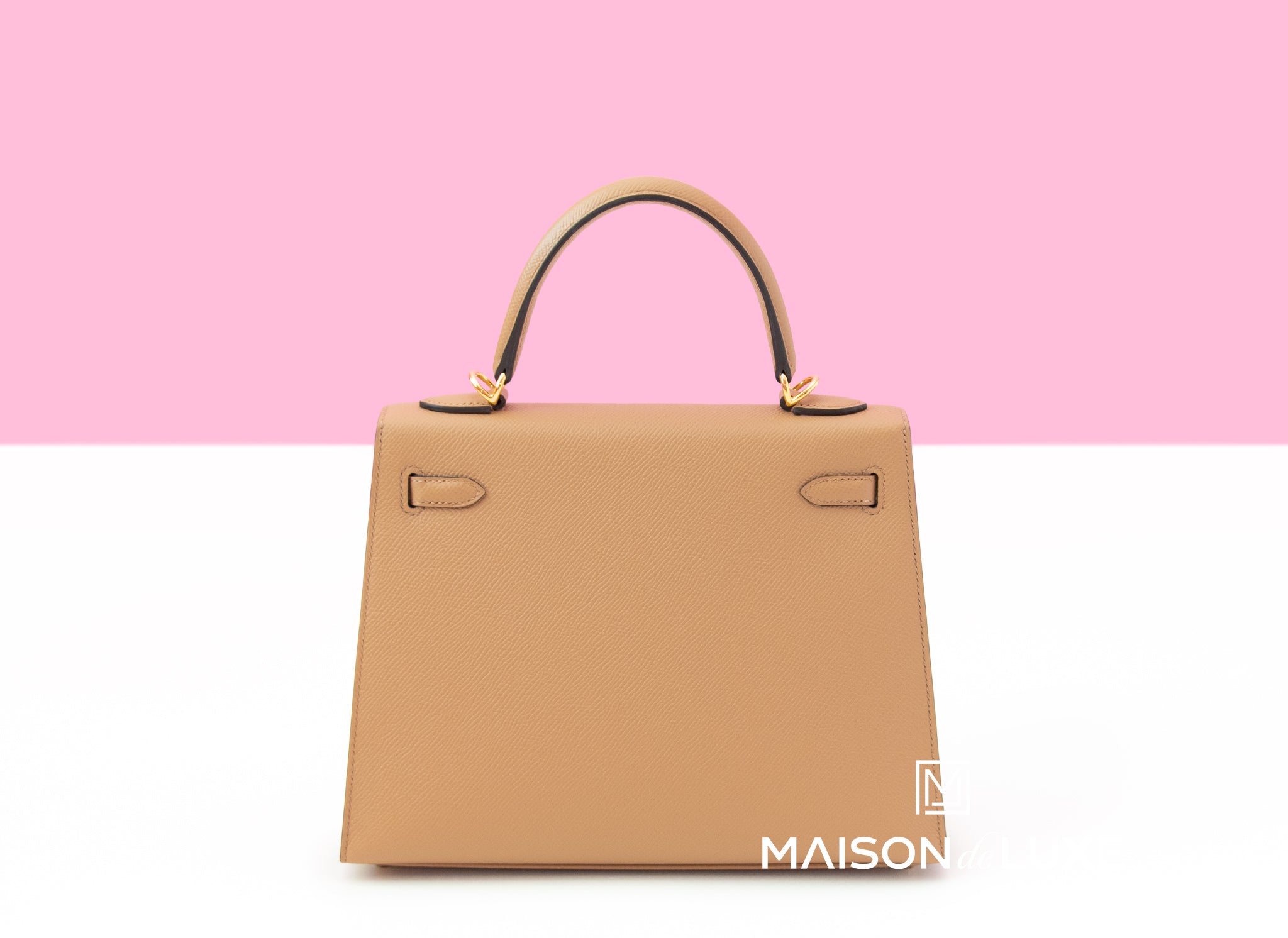 Hermes Kelly Sellier 25 Chai Epsom Gold Hardware – Madison Avenue Couture