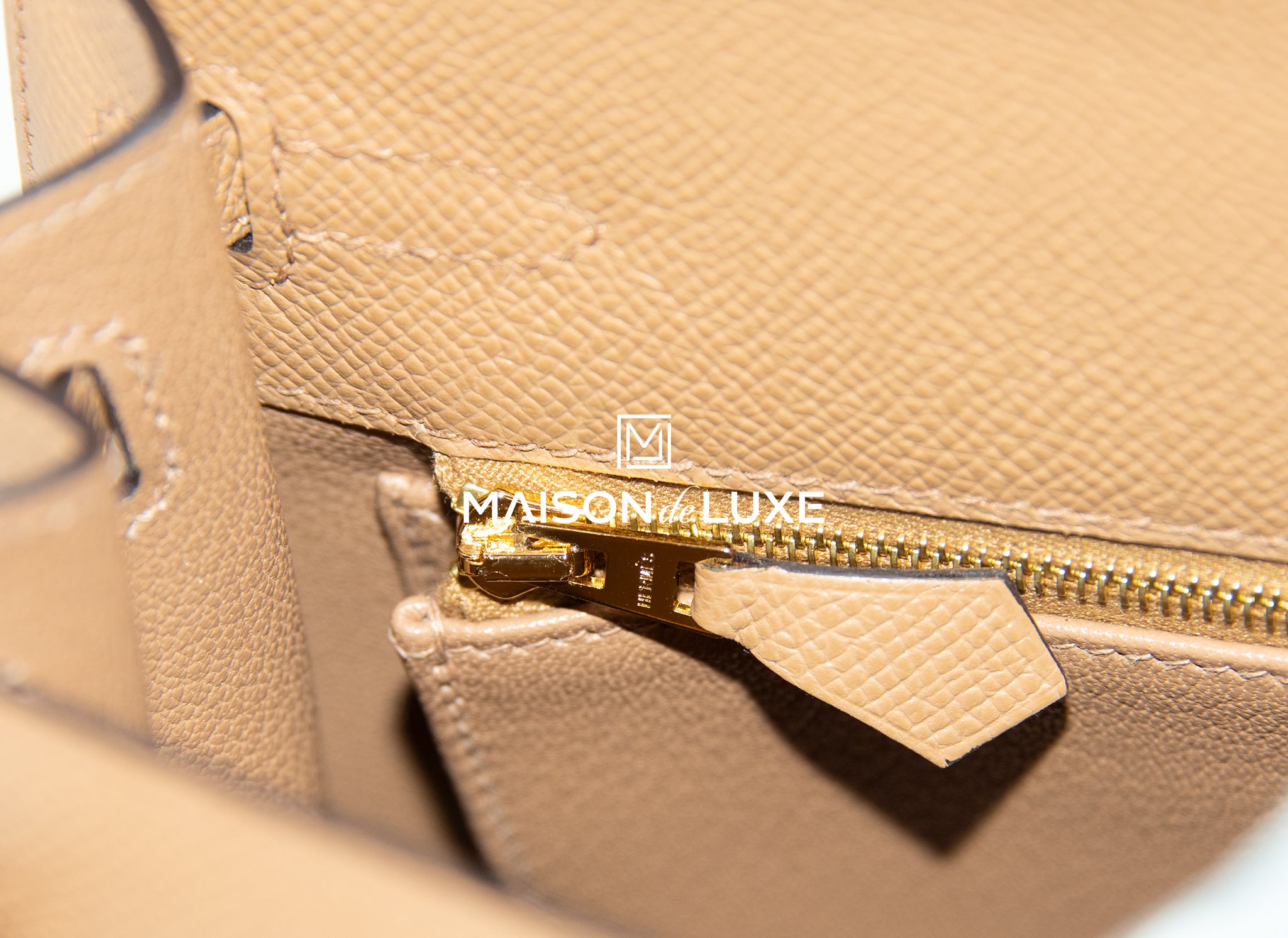 Hermès 2023 Epsom Kelly II Sellier 25 w/ Tags - Grey Handle Bags, Handbags  - HER558269