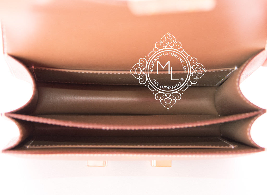 Hermes Constance Mini 18 Bag Etoupe Gold Hardware Epsom Leather – Mightychic