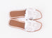 Hermes Women's White Oran Sandal Slipper 37 Shoes