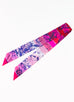 Hermes Pink Jungle Love Rainbow Twilly