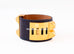 Hermes Blue Marine Crocodile Alligator CDC Collier de Chien Bracelet - back
