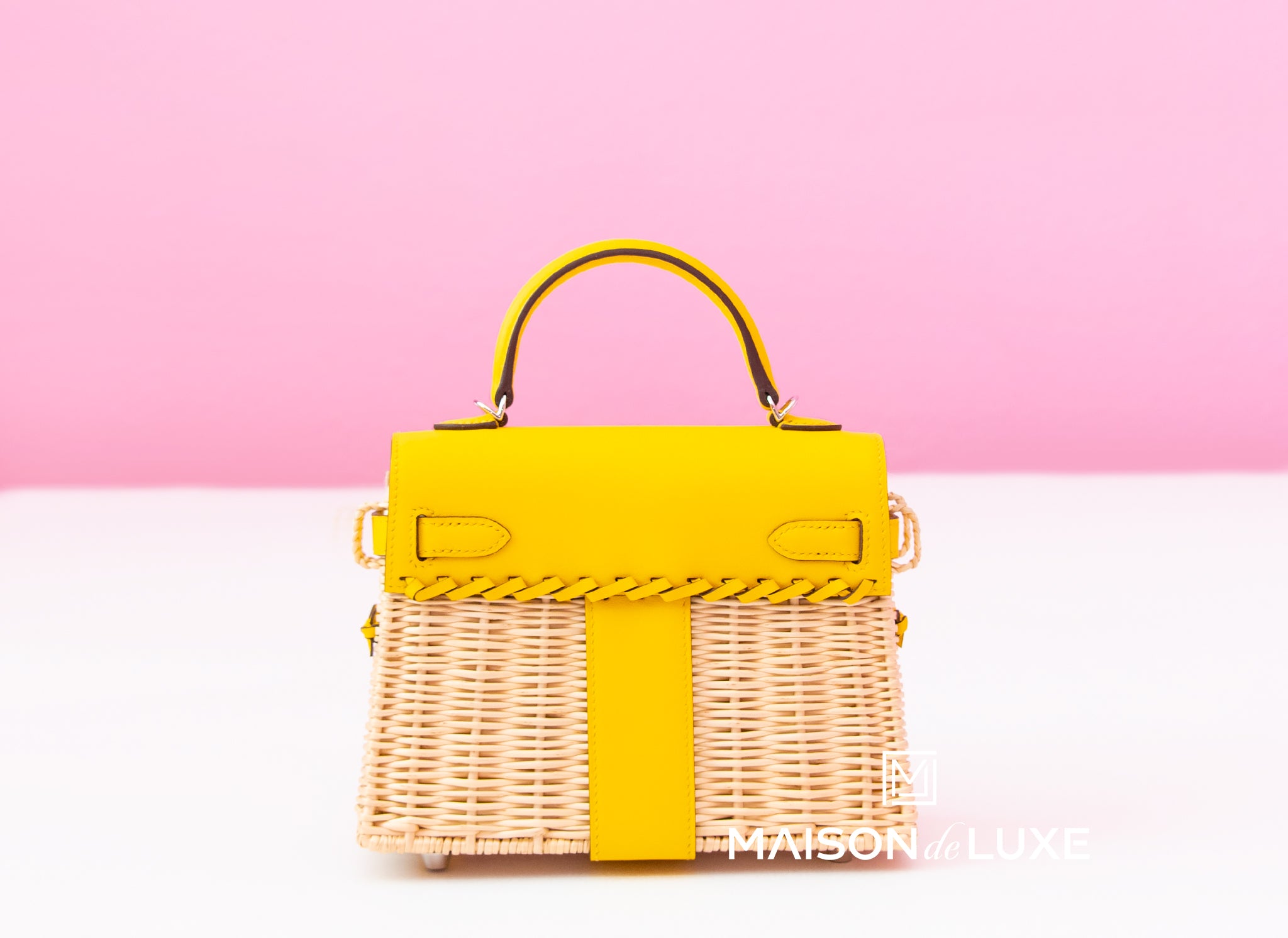 HERMES Birkin Size 25 Swift Leather Jaune de Naples