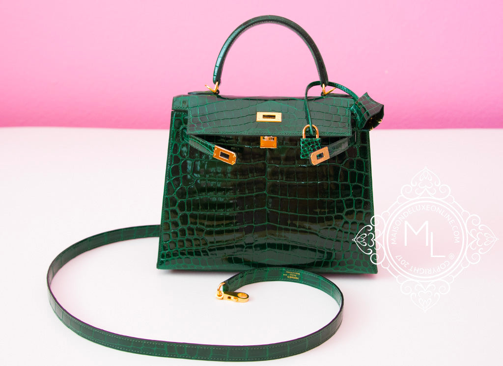 Hermes Kelly 25 in Vert Cypress - Selectionne PH