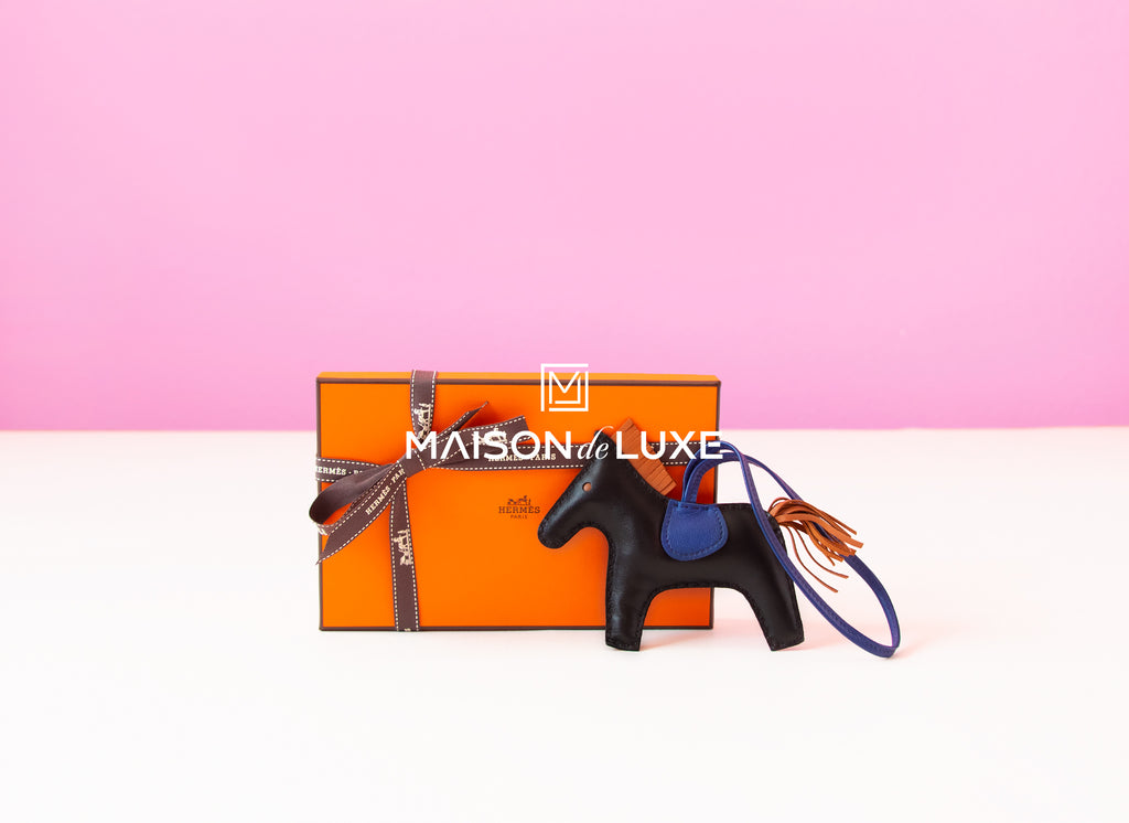 Hermes Rose Azalee Rodeo Bag Charm PM - MAISON de LUXE
