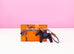 Hermes Black Blue Rodeo Bag Charm MM