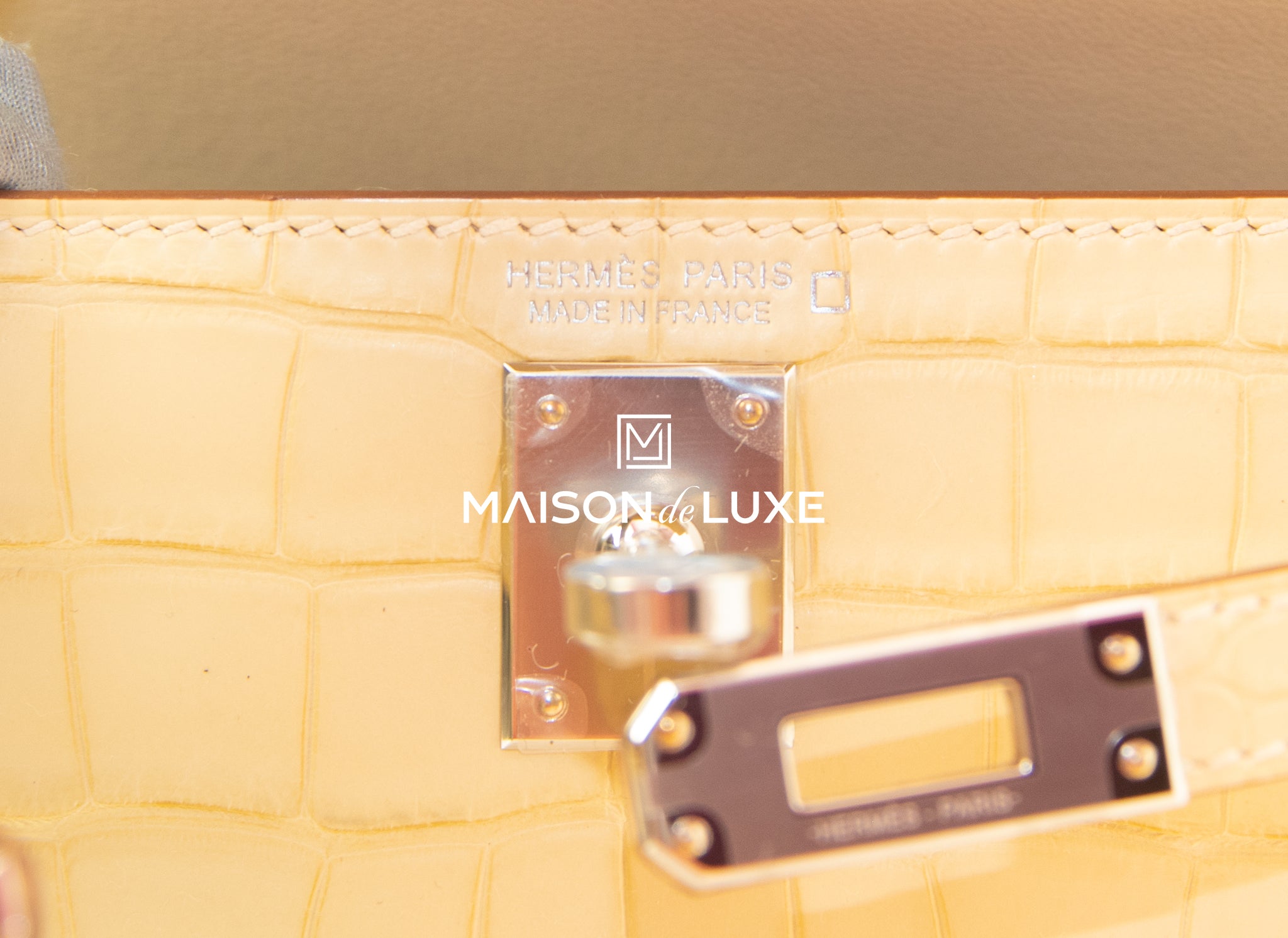 🍵 Hermès Mini Kelly II Vert D'eau Matte Alligator Gold Hardware  #priveporter #hermes #kelly #kelly20 #minikelly #minikellyalligator…