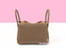 Hermes Lindy 26 Etoupe Clemence - back