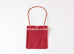 Hermes Rouge H Red Aline Toile Chevron Handbag