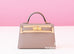 Hermes Gris Asphalte GHW Epsom Mini Kelly II 20 cm