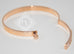 Hermes Rose Gold Diamond Kelly Bracelet SH
