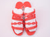 Hermes Womens Summer Nude Jelly Red Sandal Slipper 37 Shoes