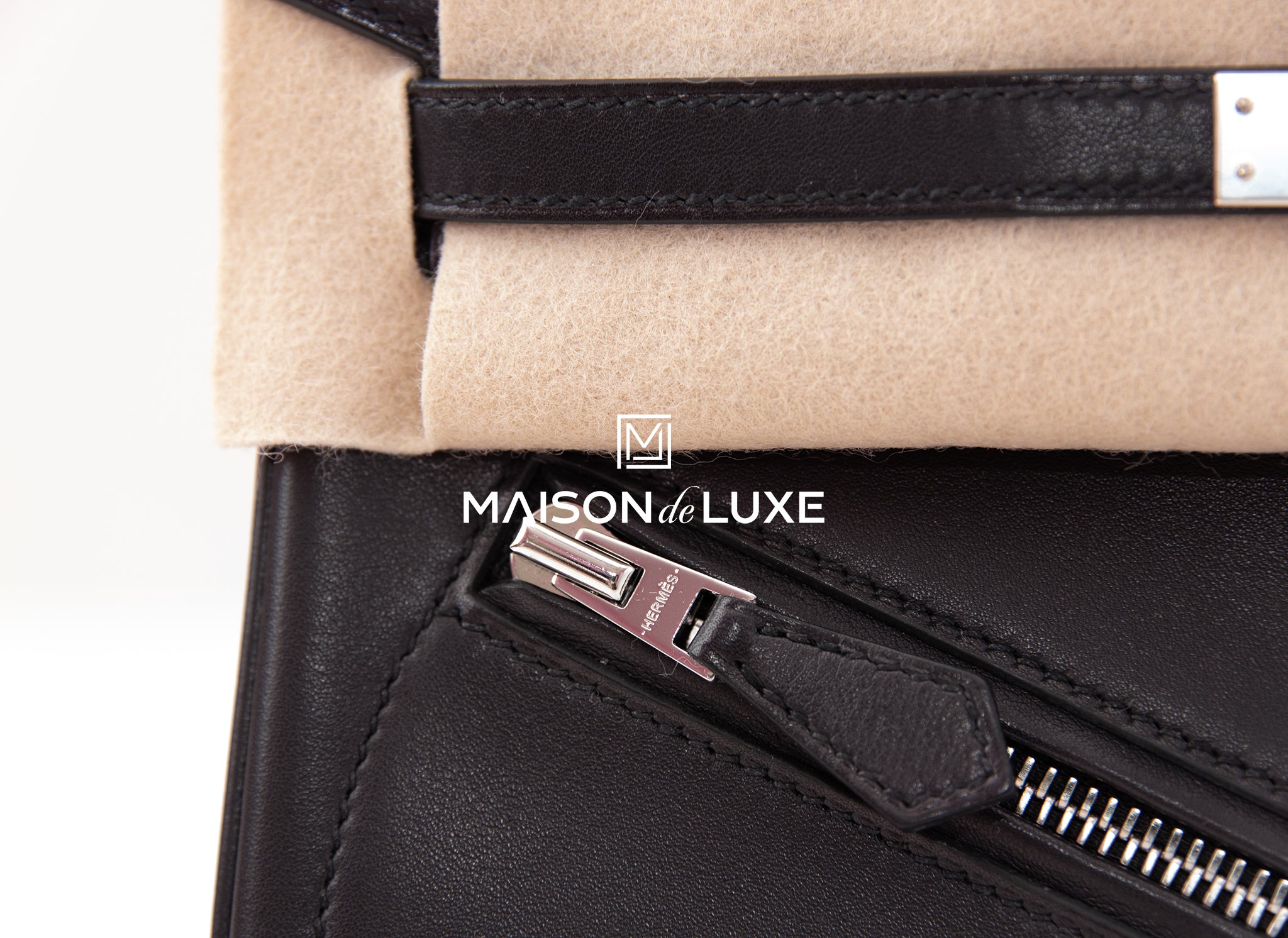 Hermes Limited Edition Birkin 25 Black Rock Volupto Handbag Bag – MAISON de  LUXE