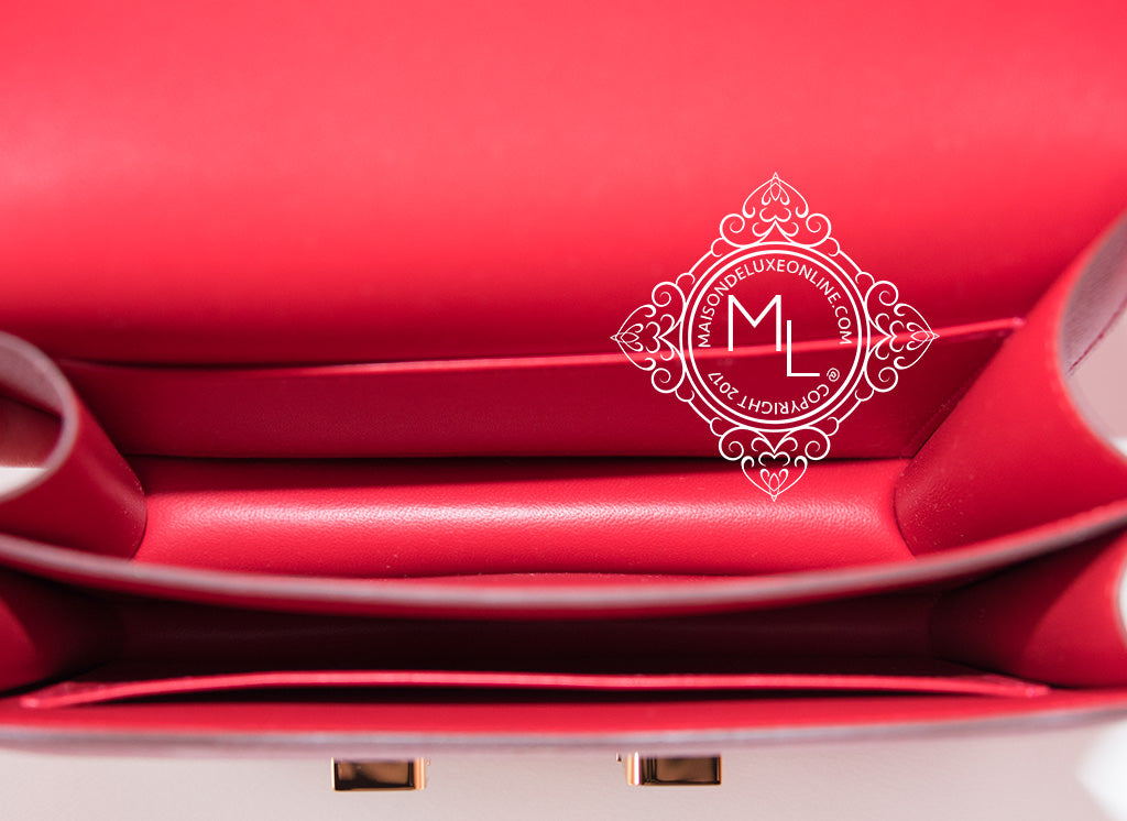 Hermes Constance 18 Mini Rouge Casaque Epsom Gold Hardware #X - Vendome  Monte Carlo