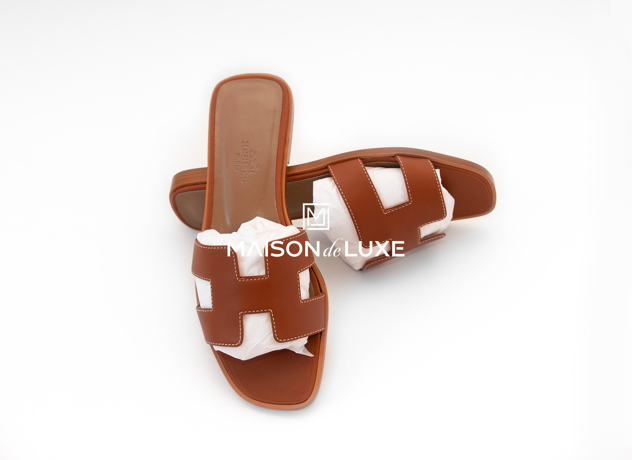 brændstof Beundringsværdig Analytisk Hermes Womens Brown Oran Sandals Slippers 36 Shoes Loafers Flats – MAISON  de LUXE