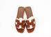 Hermes Women's Gold Oran Sandal Slipper 36 Shoes