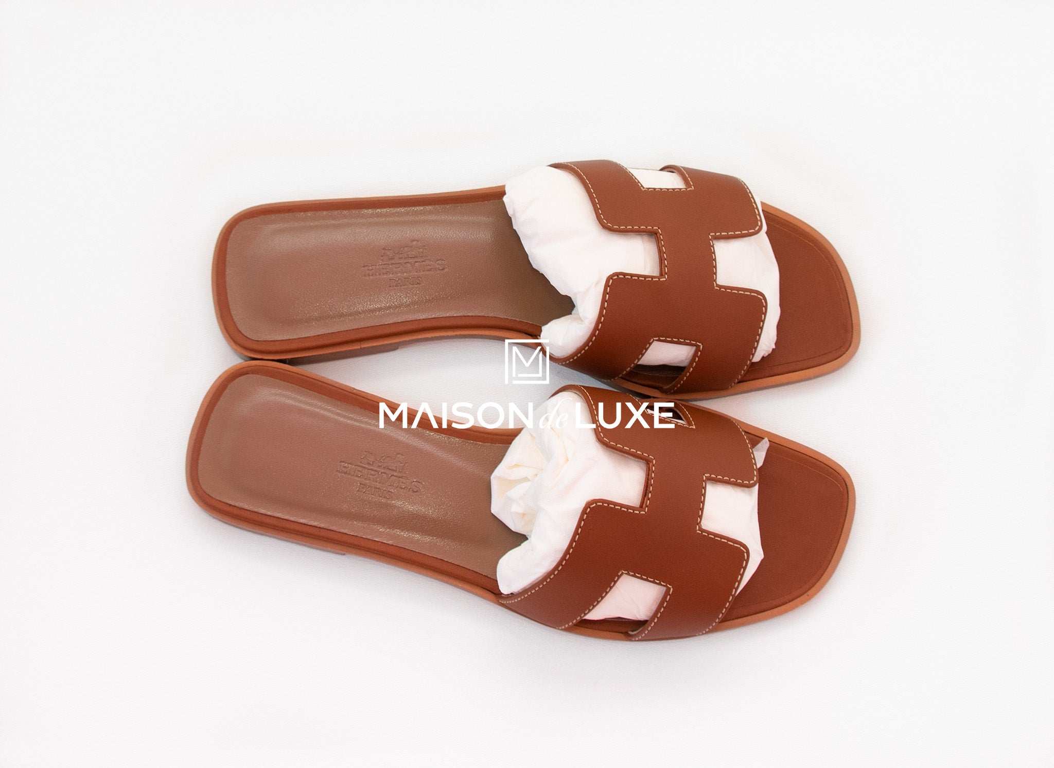 Leather Slippers Hermes Shoe Women Hermes Womens Brown