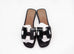 Hermes Women's Black Oran Sandal Slipper 36 Shoes