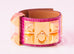 Hermes Fuchsia Alligator CDC Collier de Chien Bracelet S