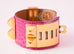 Hermes Fuchsia Alligator CDC Collier de Chien Bracelet S