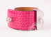 Hermes Framboise Alligator CDC Collier de Chien Bracelet S