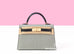 Hermes Mini Kelly II 20 Gris Perle & Noir HSS Matte Alligator